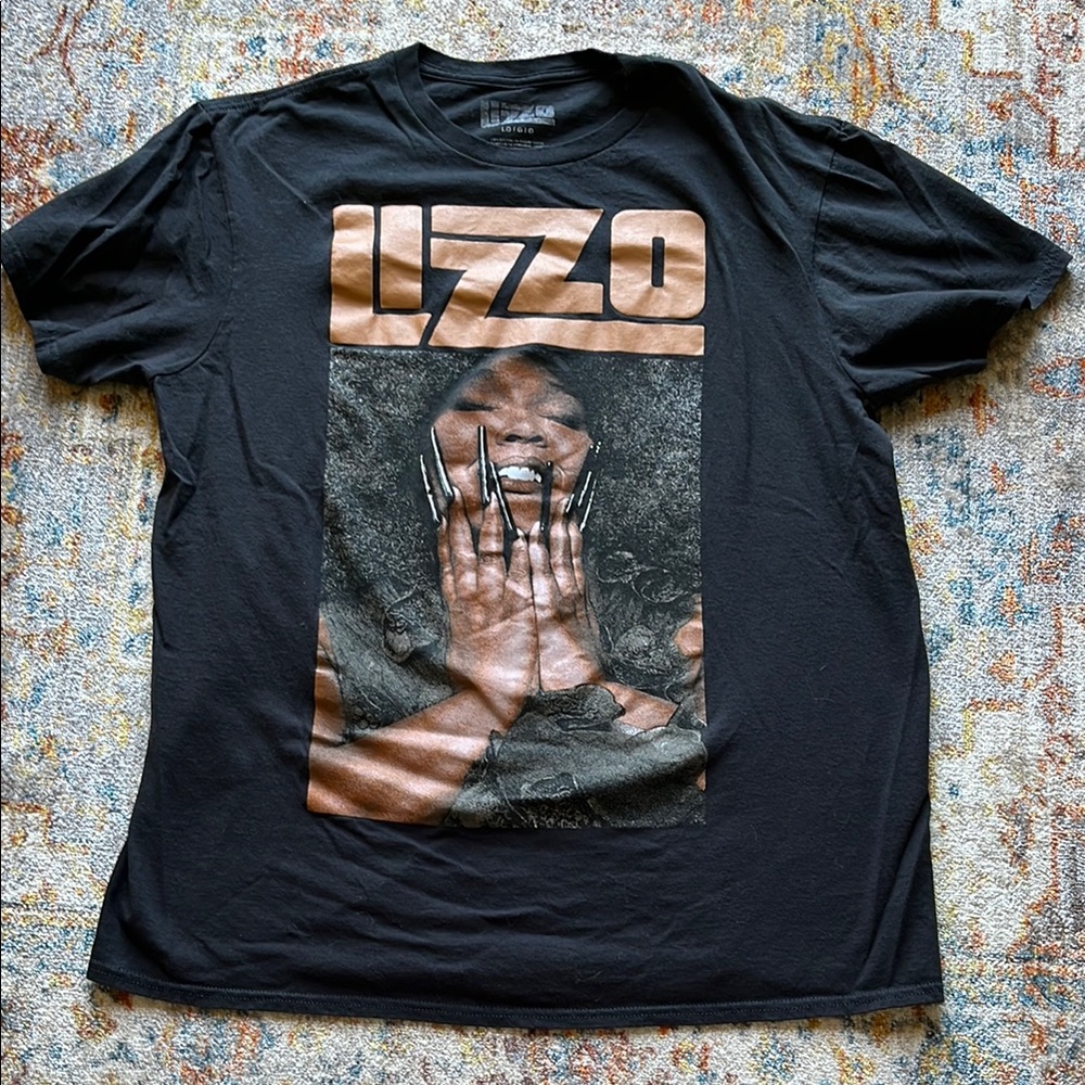 Lizzo Black Graphic T-Shirt